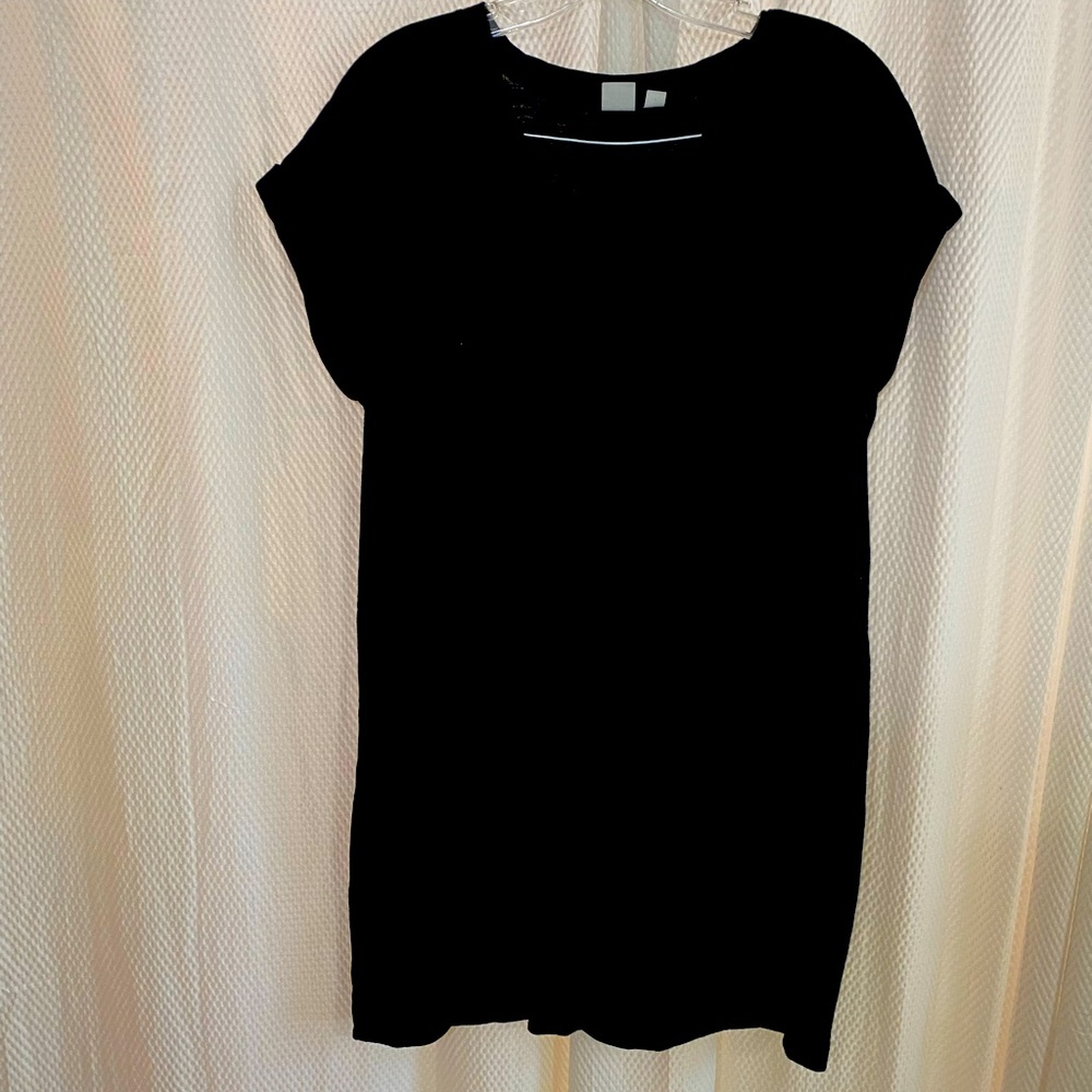 Gap women’s petite black t-shirt dress